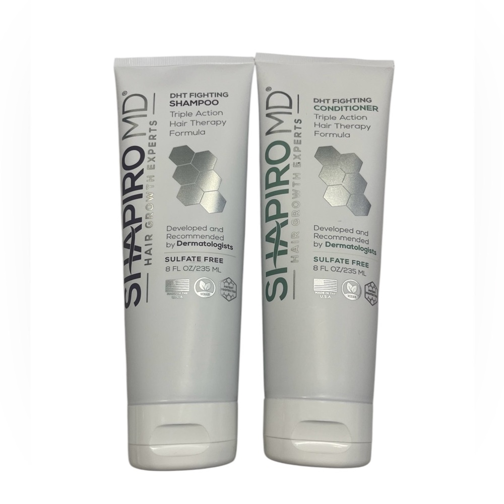 NWT Shapiro MD DHT Fighting Shampoo and Conditioner Duo For Thinning Hair - Picture 2 of 6